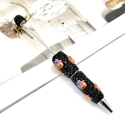 【D.P.C】10 Pcs Halloween Full-Diamond Beaded Pen DIY BEADS