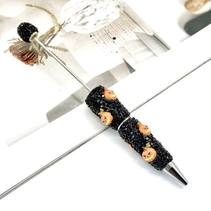 【D.P.C】10 Pcs Halloween Full-Diamond Beaded Pen DIY BEADS