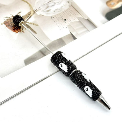 【D.P.C】10 Pcs Halloween Full-Diamond Beaded Pen DIY BEADS