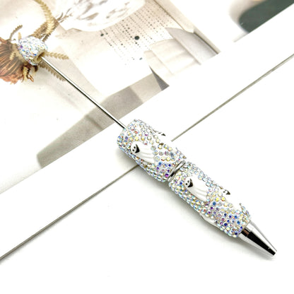 【D.P.C】10 Pcs Halloween Full-Diamond Beaded Pen DIY BEADS