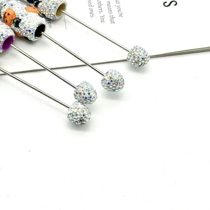 【D.P.C】10 Pcs Halloween Full-Diamond Beaded Pen DIY BEADS