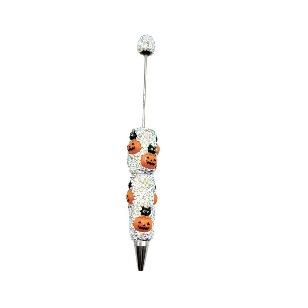 【D.P.C】10 Pcs Halloween Full-Diamond Beaded Pen DIY BEADS