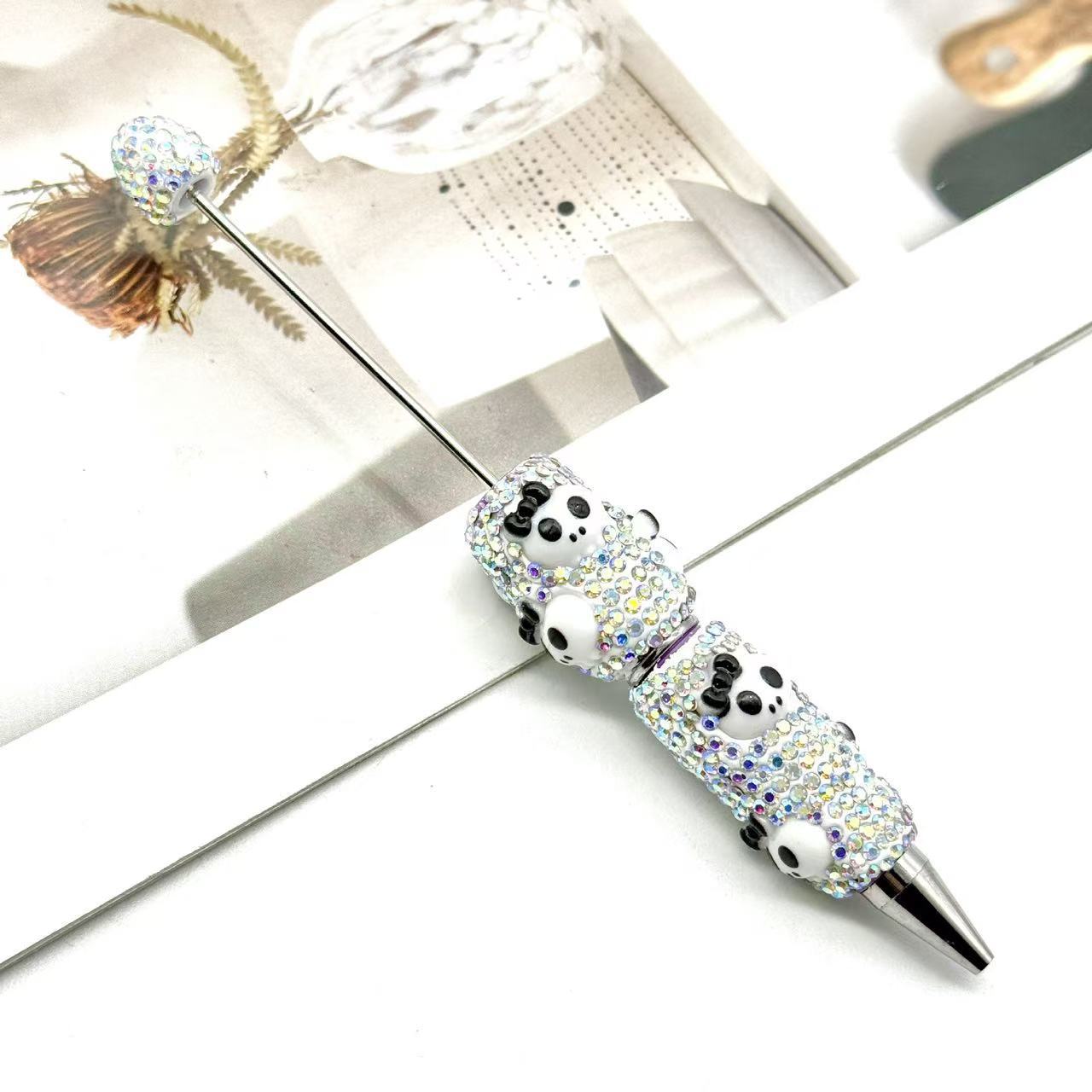 【D.P.C】10 Pcs Halloween Full-Diamond Beaded Pen DIY BEADS